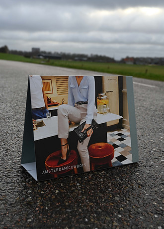Kaart met puzzelvoet Tentkaarten