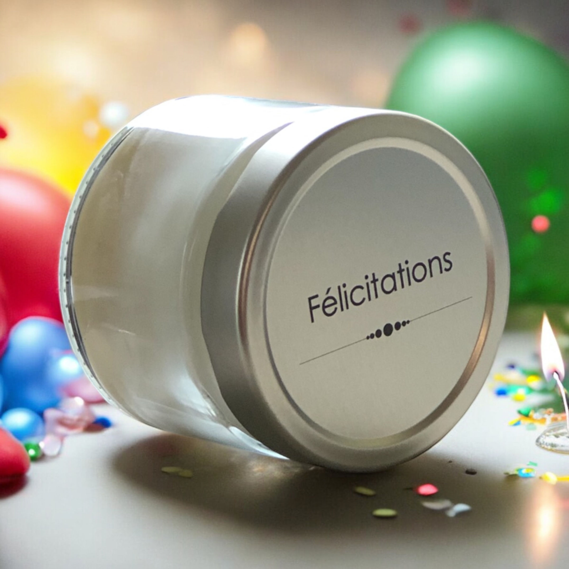 Félicitations - Basic Collection Medium met gepersonaliseerd deksel