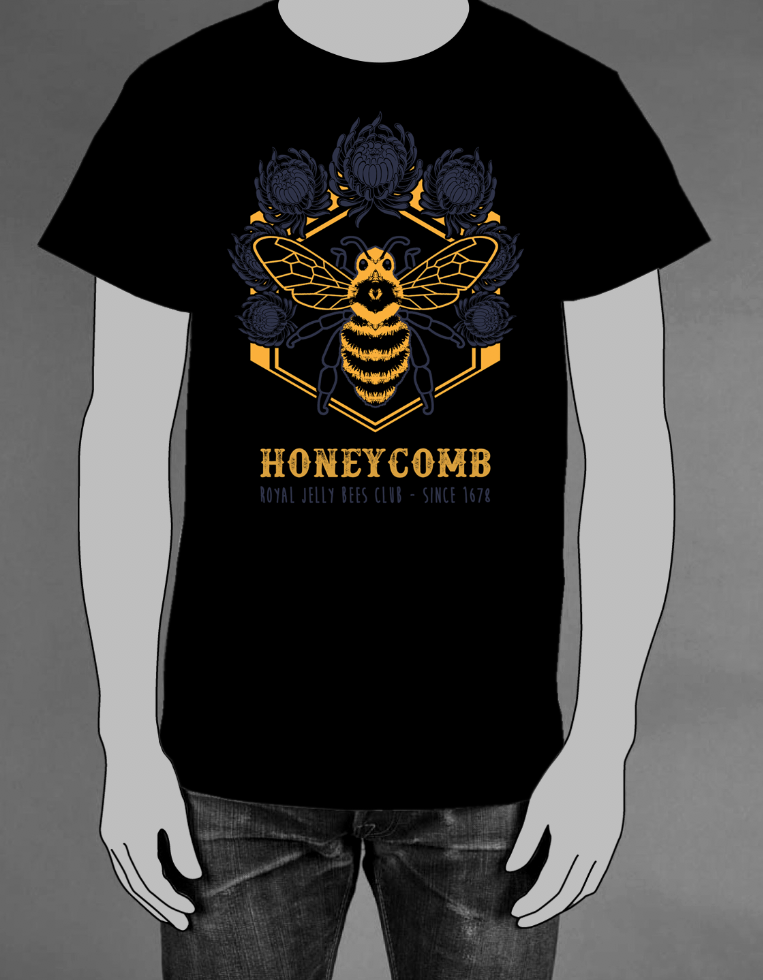 Estampa Honeycomb