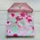 Thumbnail: Period Pouch - Sanitary Pad Purse - Pink & Green Floral Flower Pattern