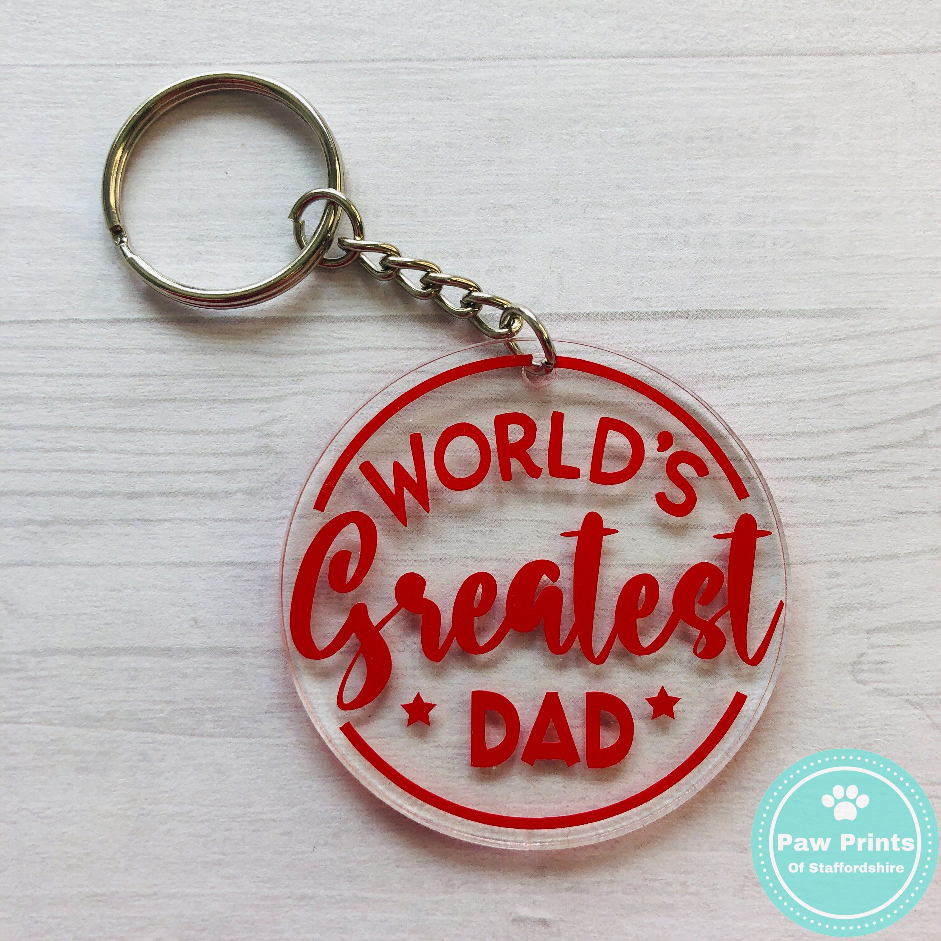 "World's Greatest Dad" Keyring