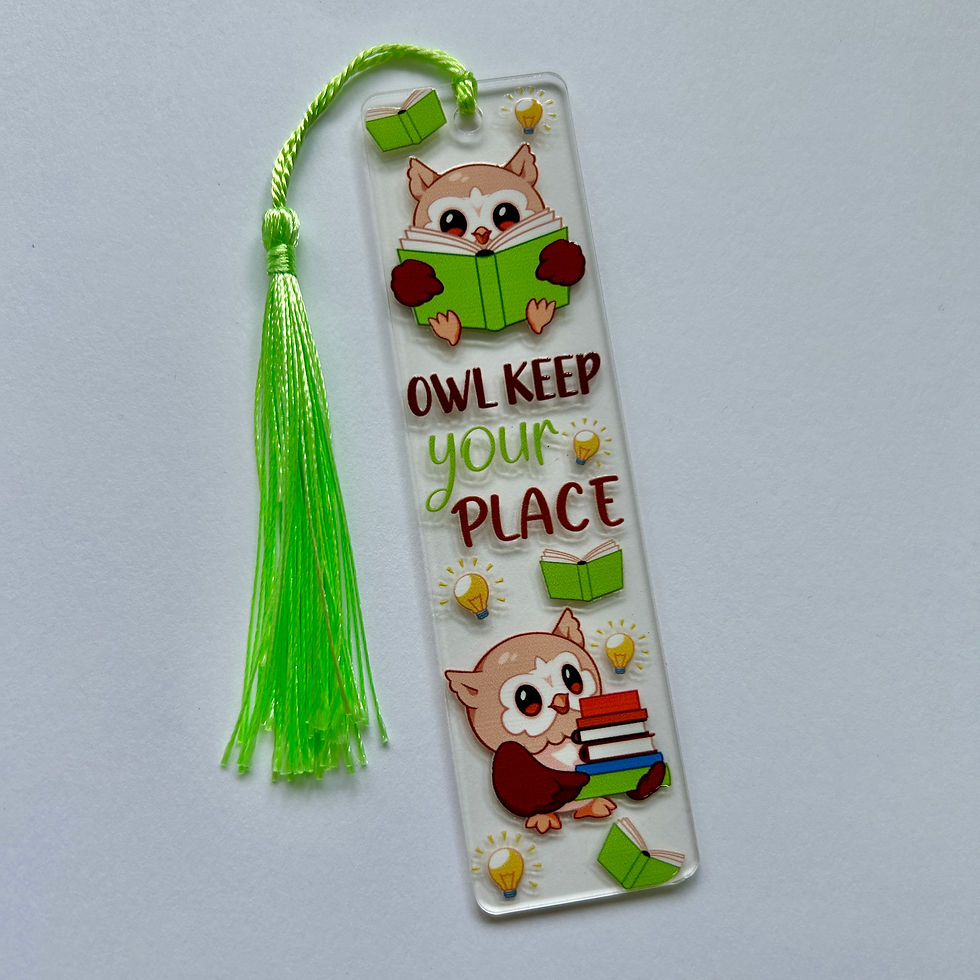 Thumbnail: More Cute Animals with Quotes Acrylic Bookmarks