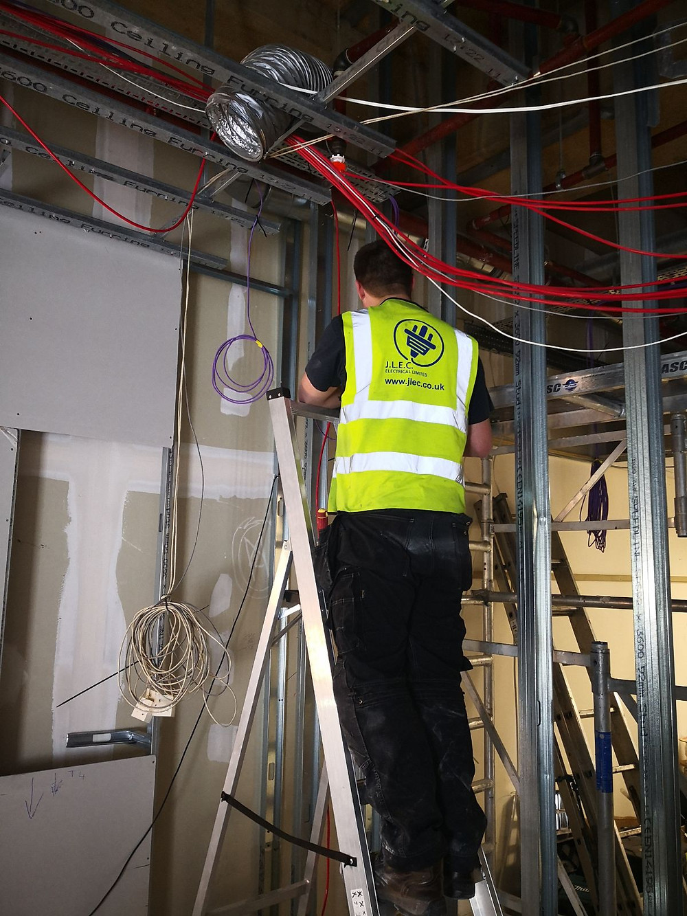 First Fix Being Carried Out