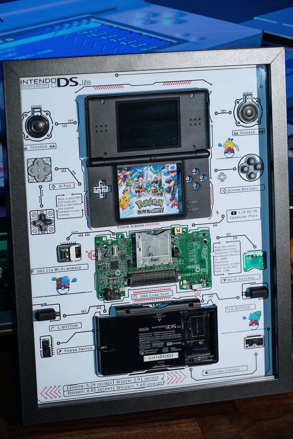 Thumbnail: Disassembled Frame Art of DS Lite