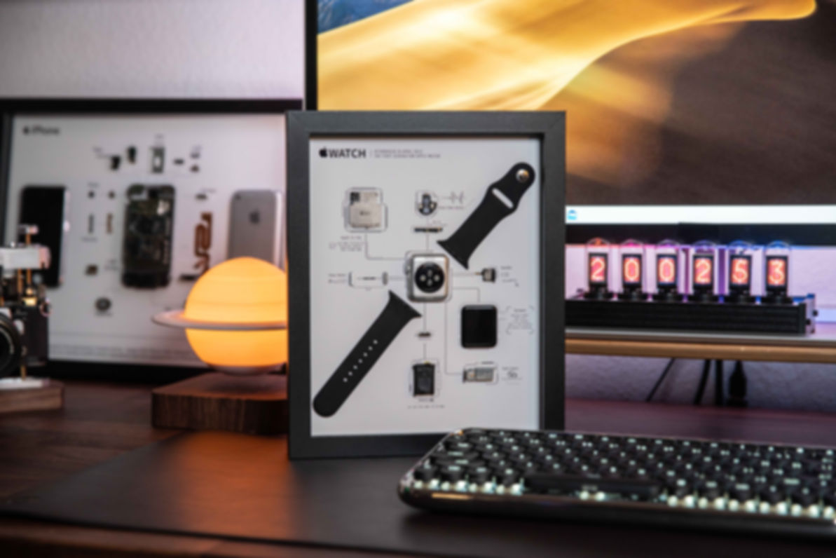 Disassembled Apple Watch 1st Gen Frame