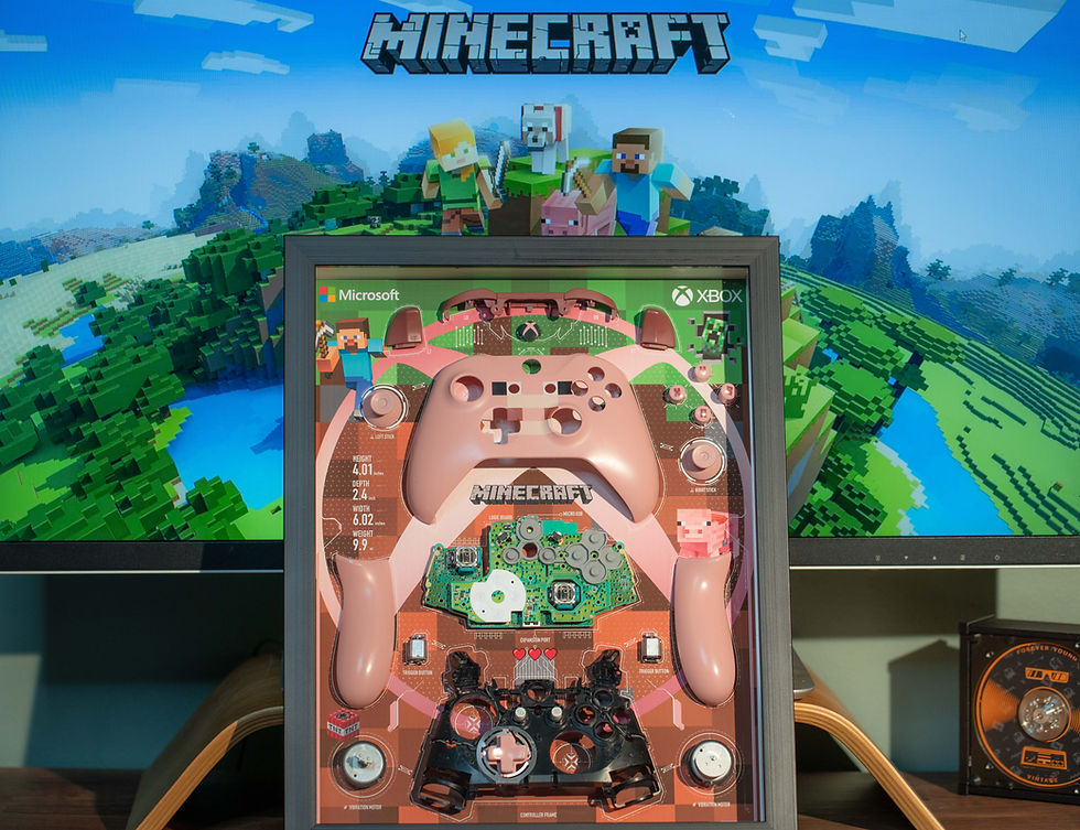 Miniaturbild: Disassembled XBox Minecraft Frame Art, Limited Edition