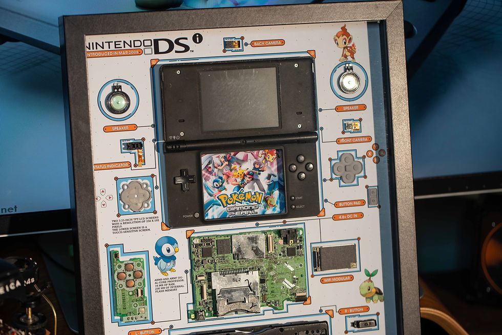 Thumbnail: Disassembled Nintendo DSi Frame Art,