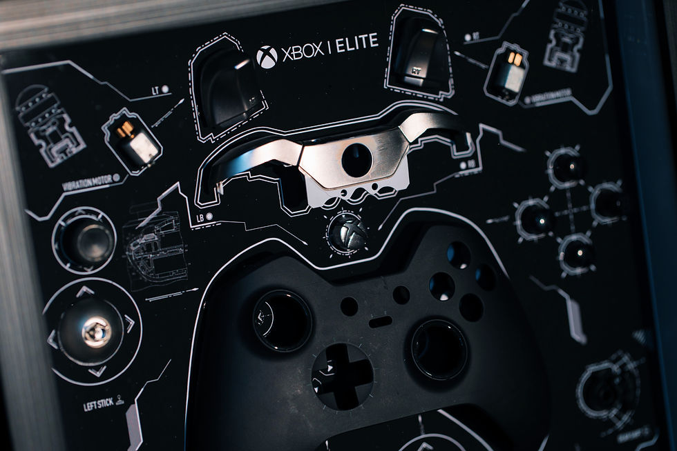 Miniature : Disassembled XBox Elite Controller Frame Art