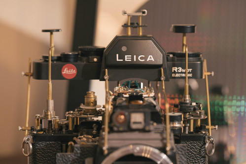Disassembled Mechanical Film Camera Leica R3 | FunBoxDesign