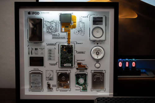 COLLECTOR SERIES Disassembled iPod 1st Generation Art with