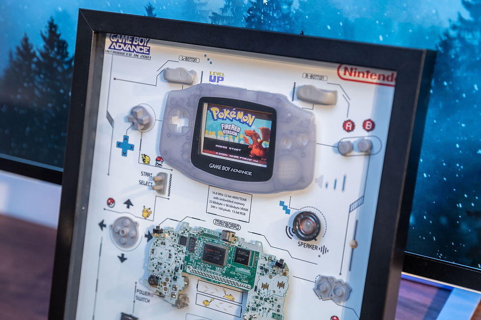 Miniature : Déco murale GameBoy Advance démontée