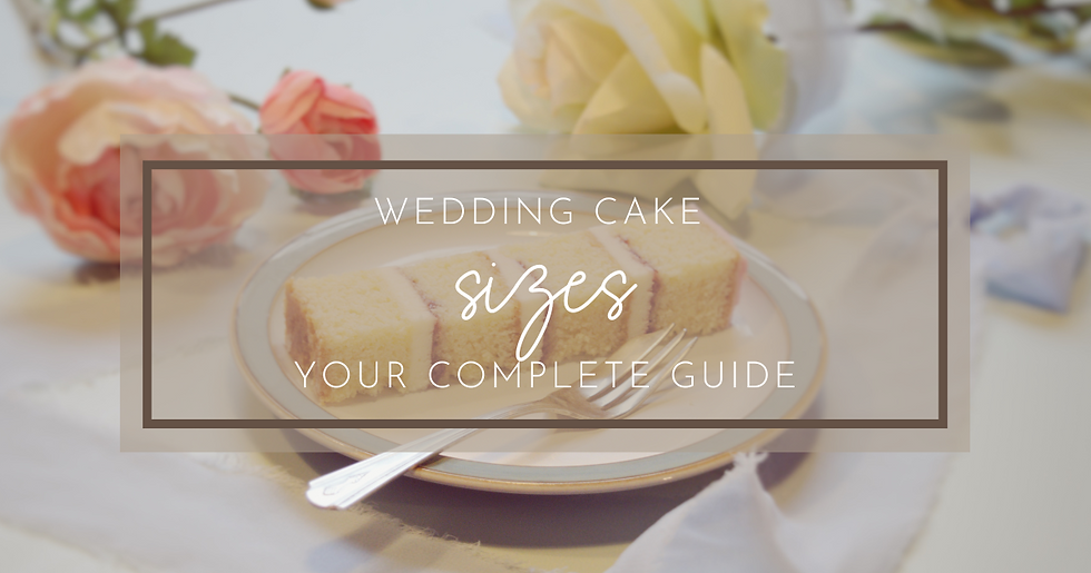 Wedding cake sizes complete guide