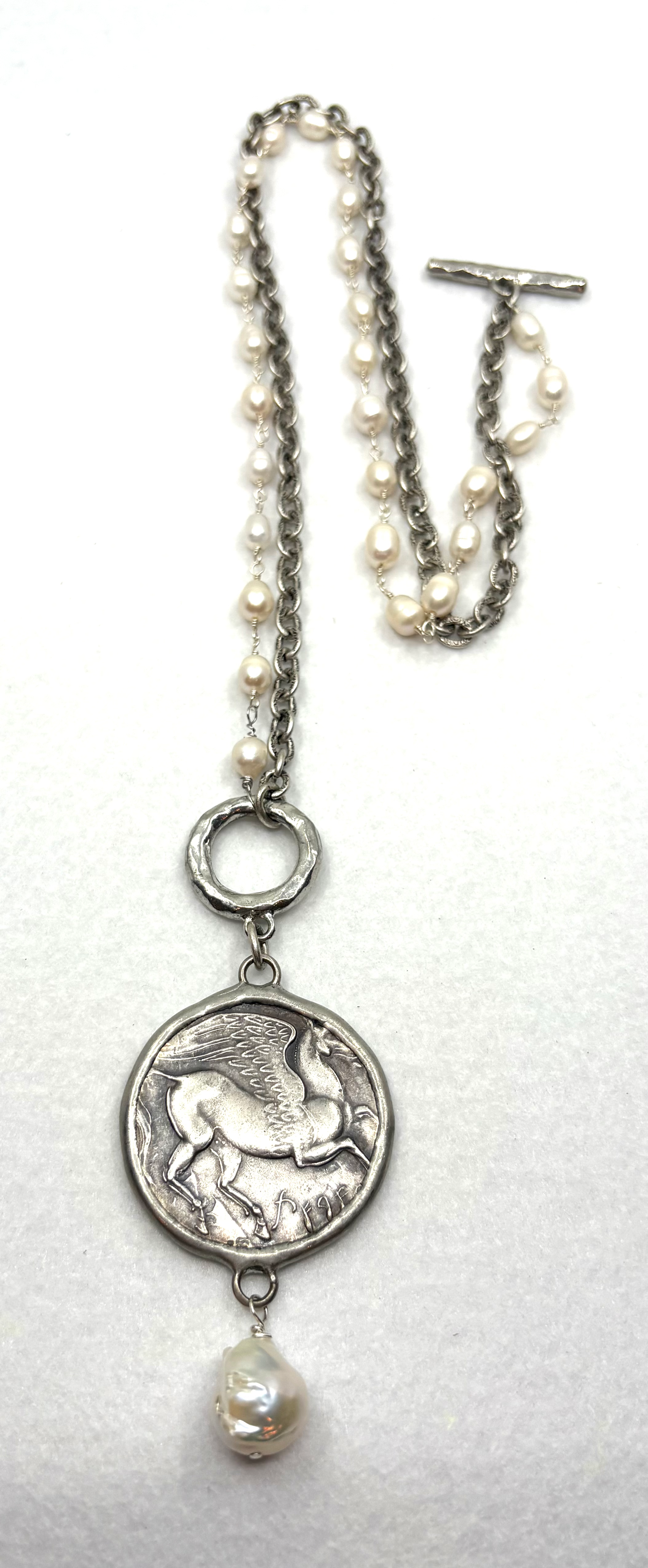 Mythology Coin Pendant Necklace 