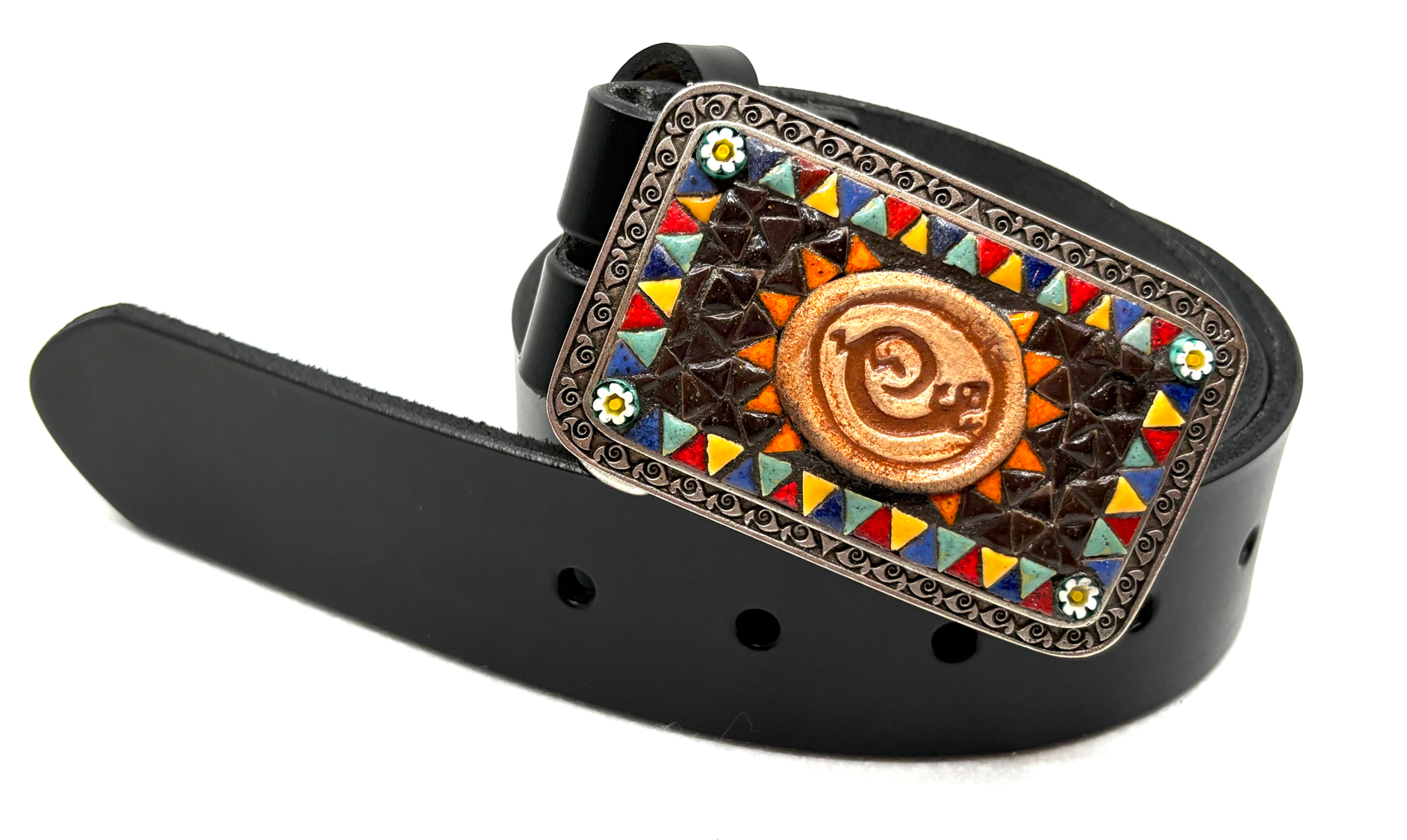 Southwestern Gecko Belt Buckle 