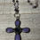 Thumbnail: Soldered Lilac  Crystal  Glass Faceted Crystal Quatrefoil Flower