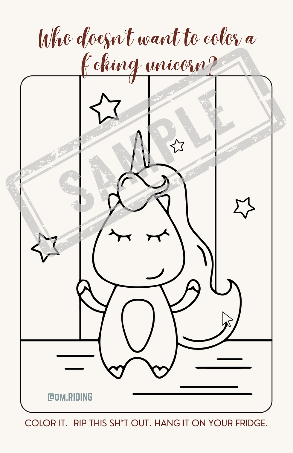 Thumbnail: F*cking Selfcare for Equestrians Workbook (digital download)