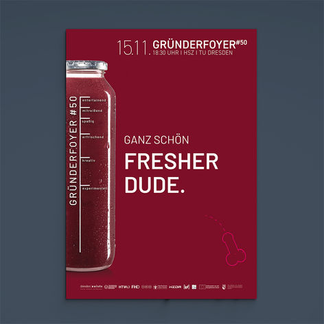 Gründerfoyer Plakat True Fruits