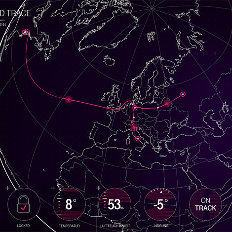 Telekom Infografik Weltkugel ux design agentur