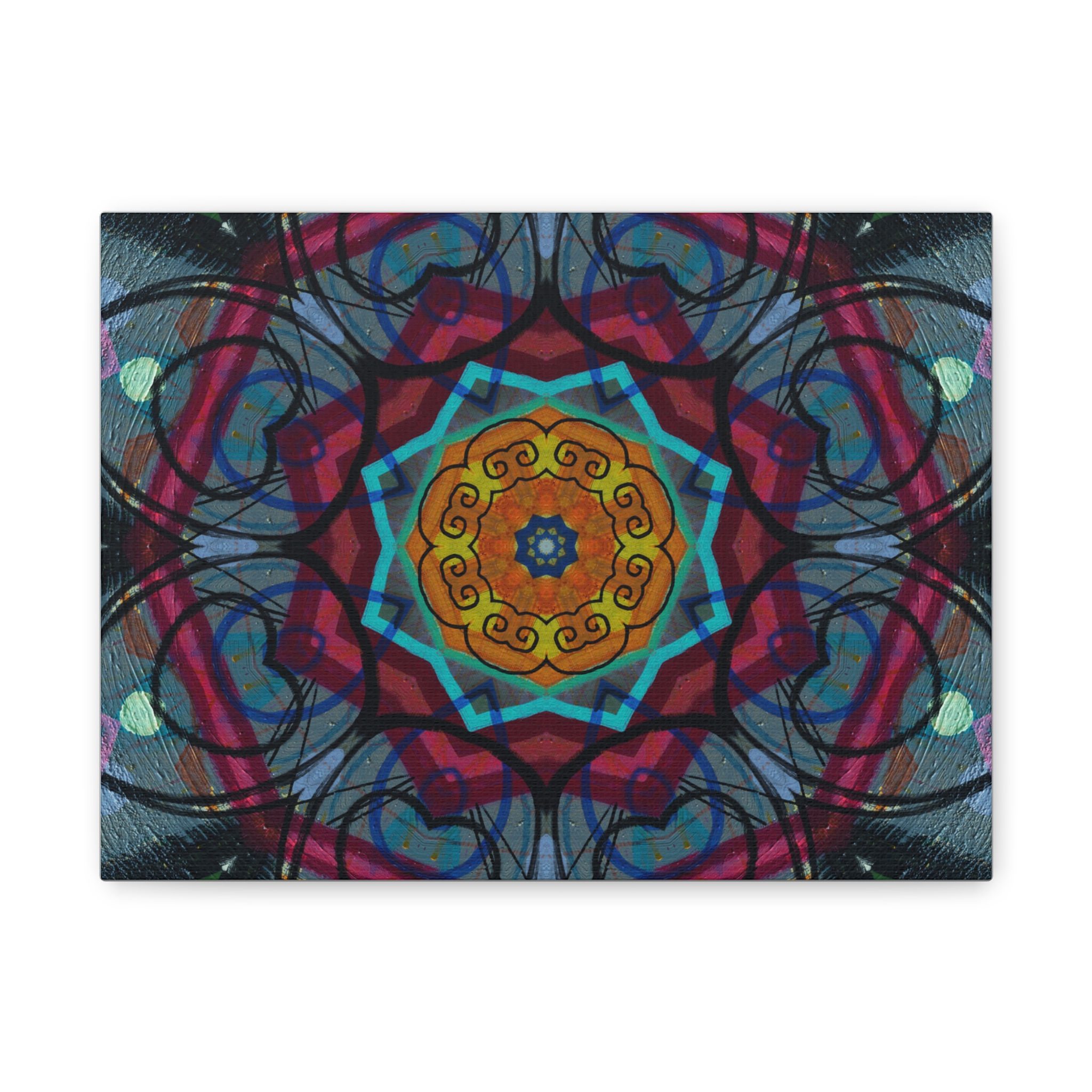 Vibrant Mandala Canvas Art]