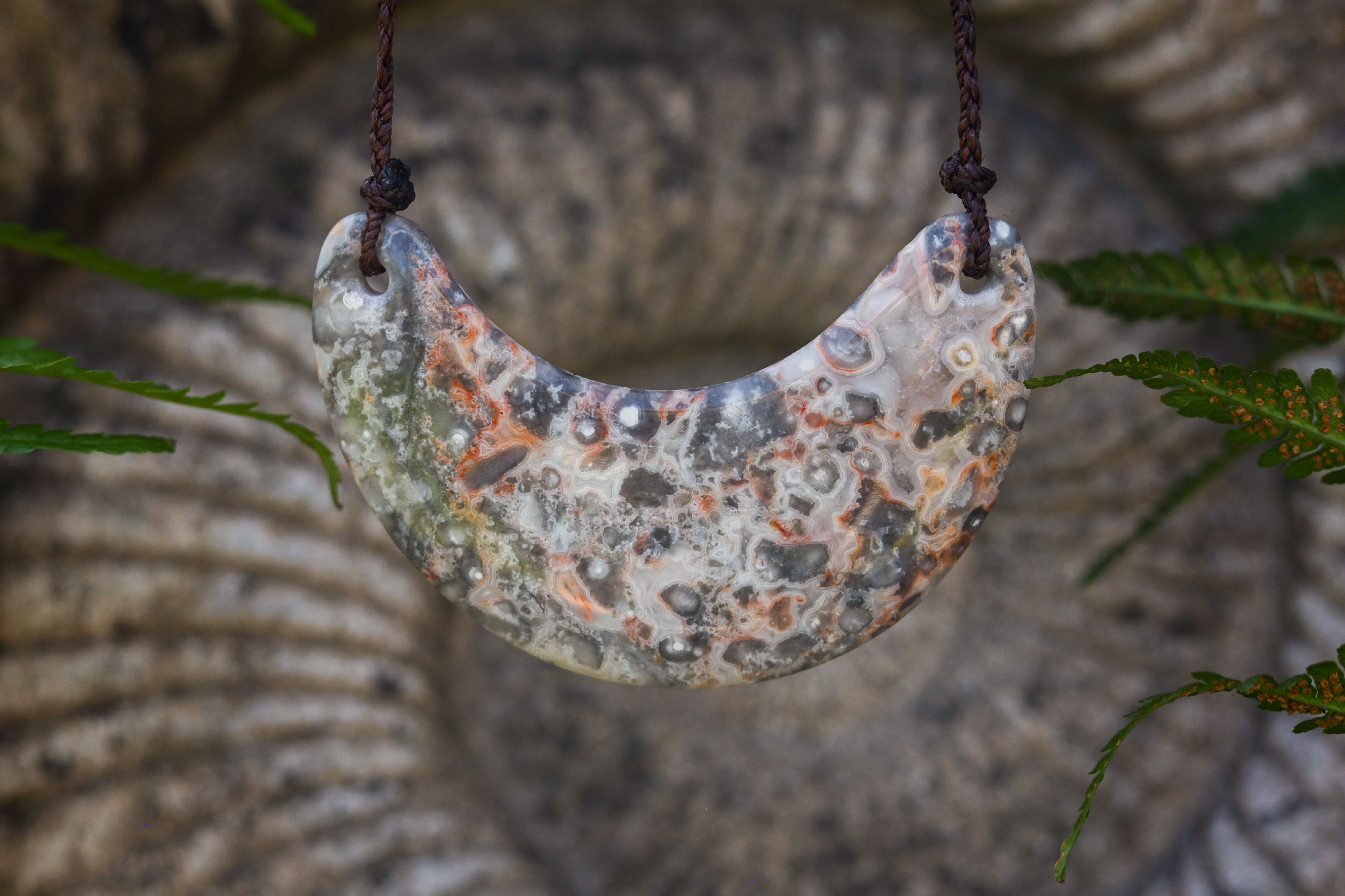 Ocean Jasper / Crazy Lace Pendant