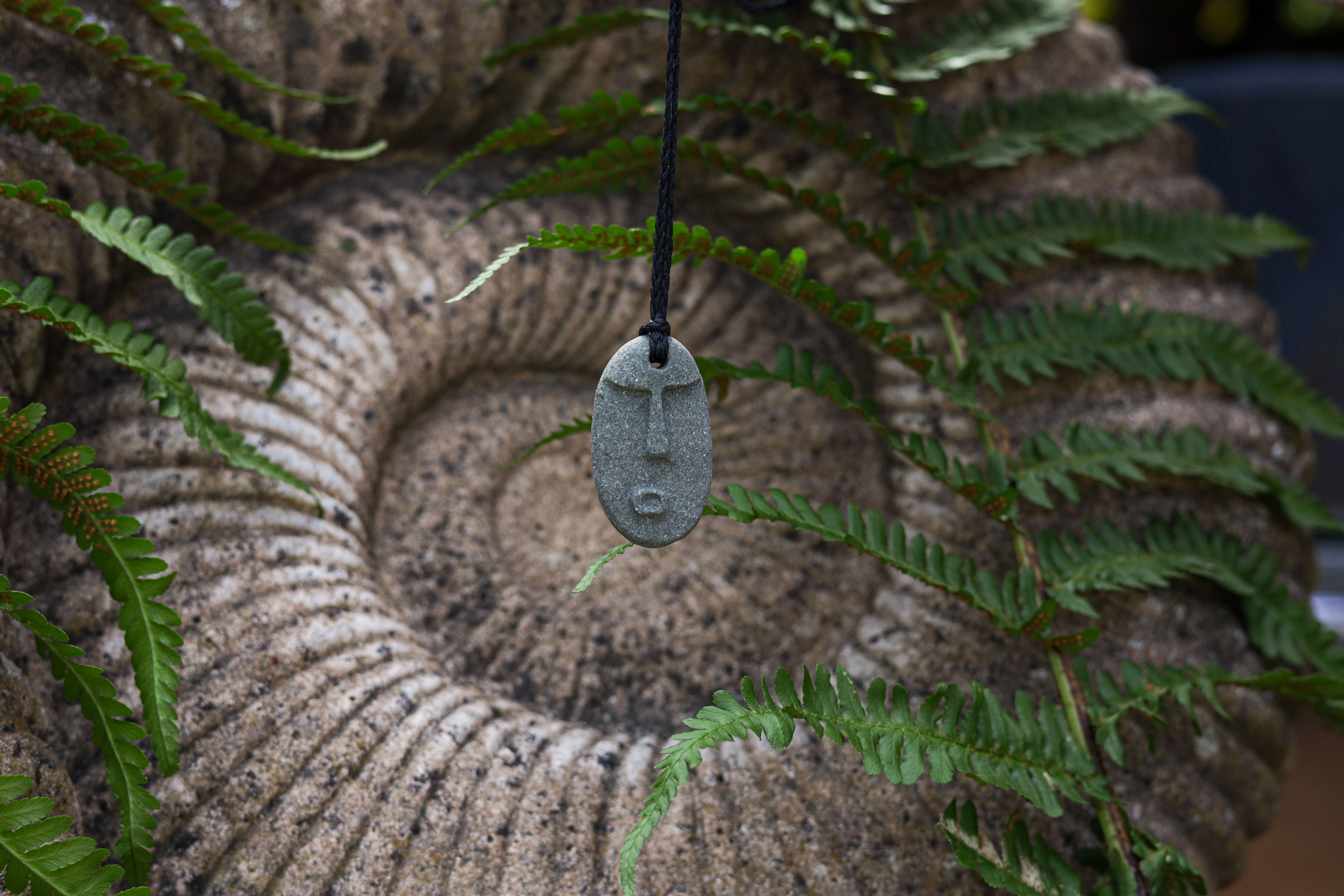 Stone Face Pendant