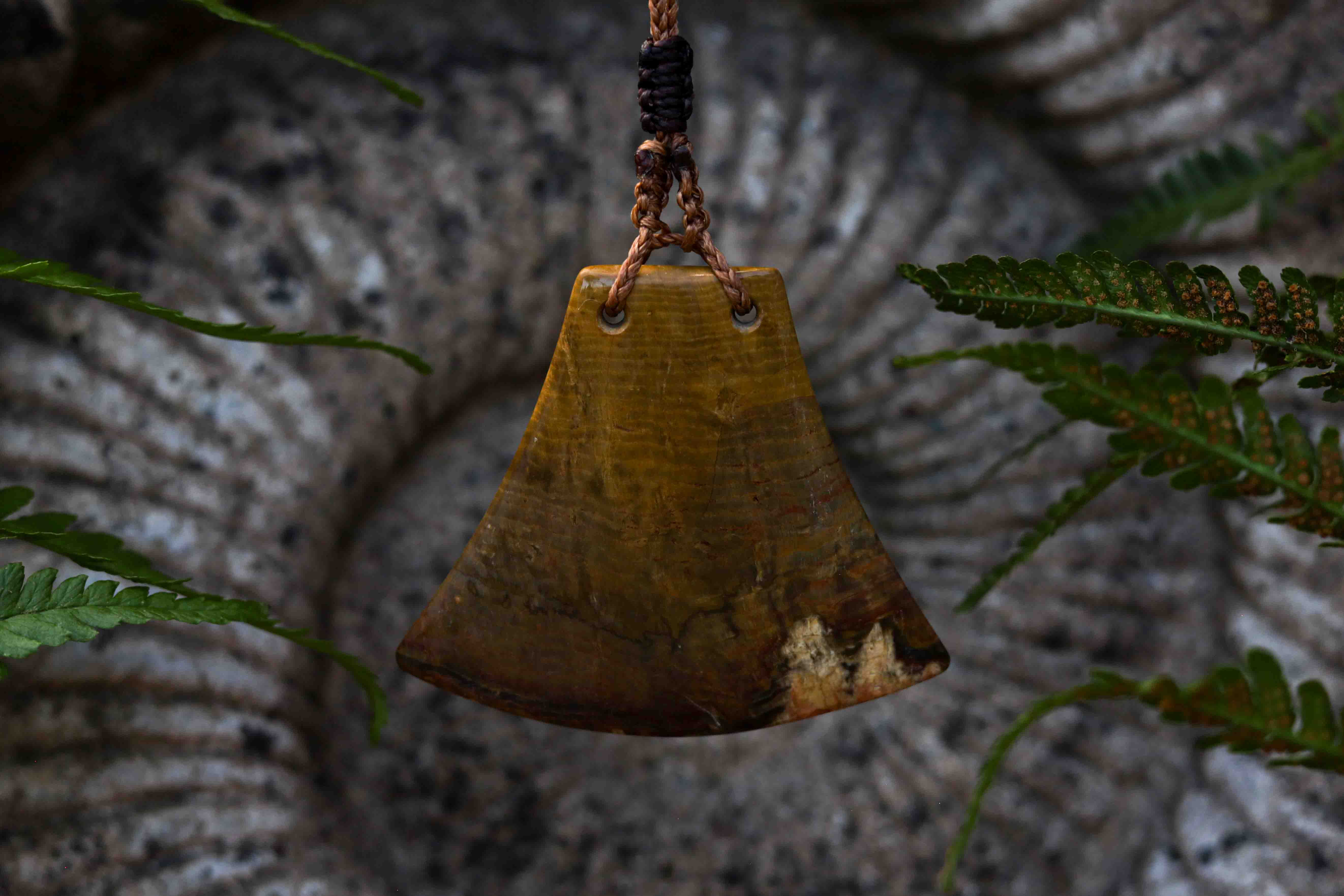 Petrified Wood Pendant