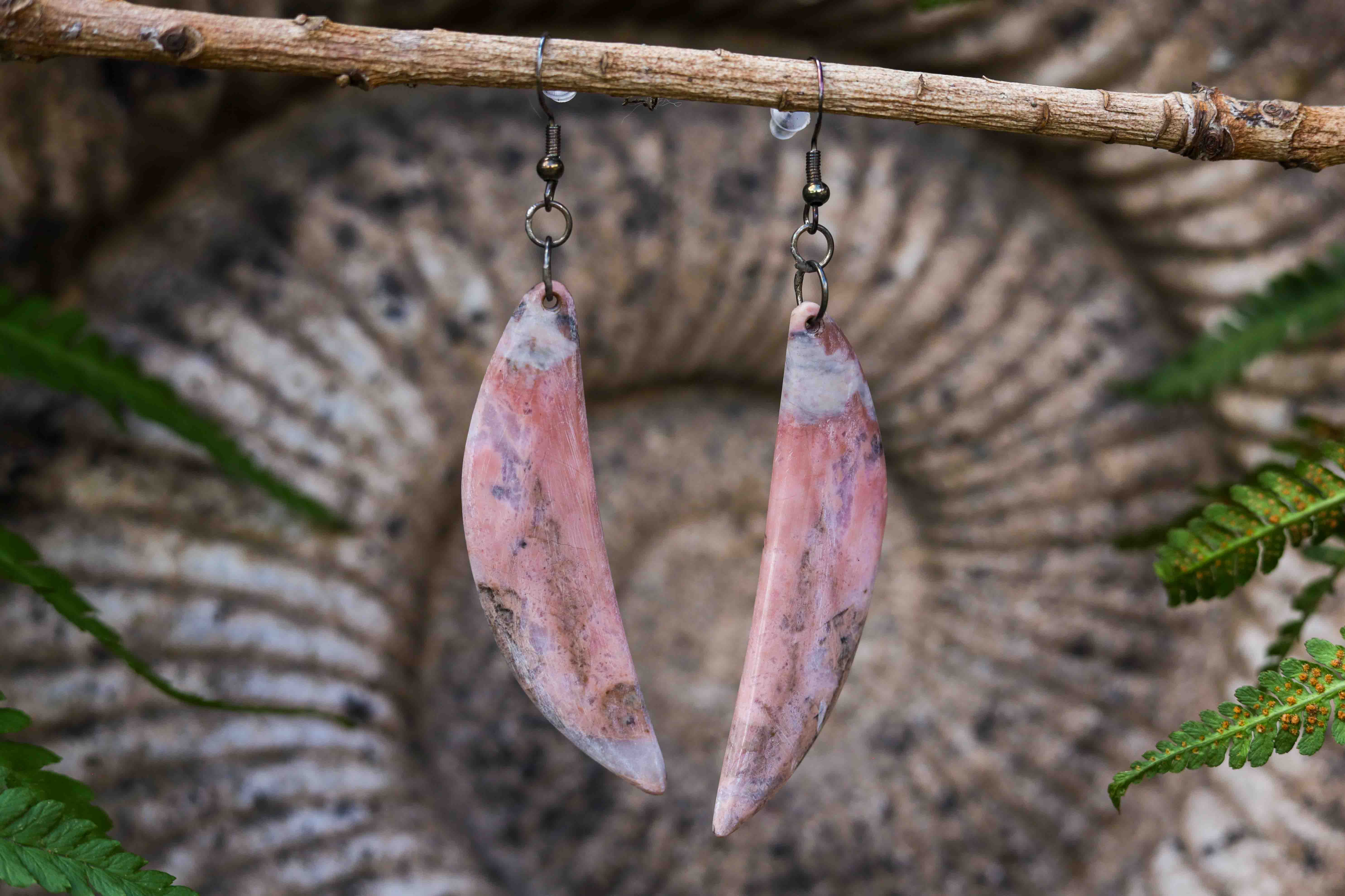 Rhodonite Earrings