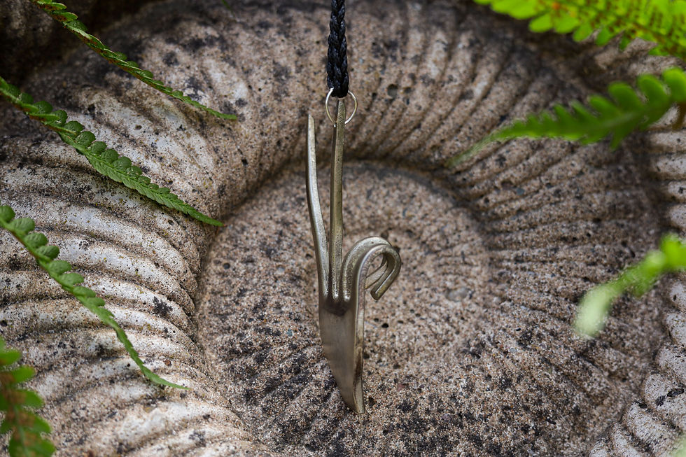 Thumbnail: Up-cycled Fork Pendant