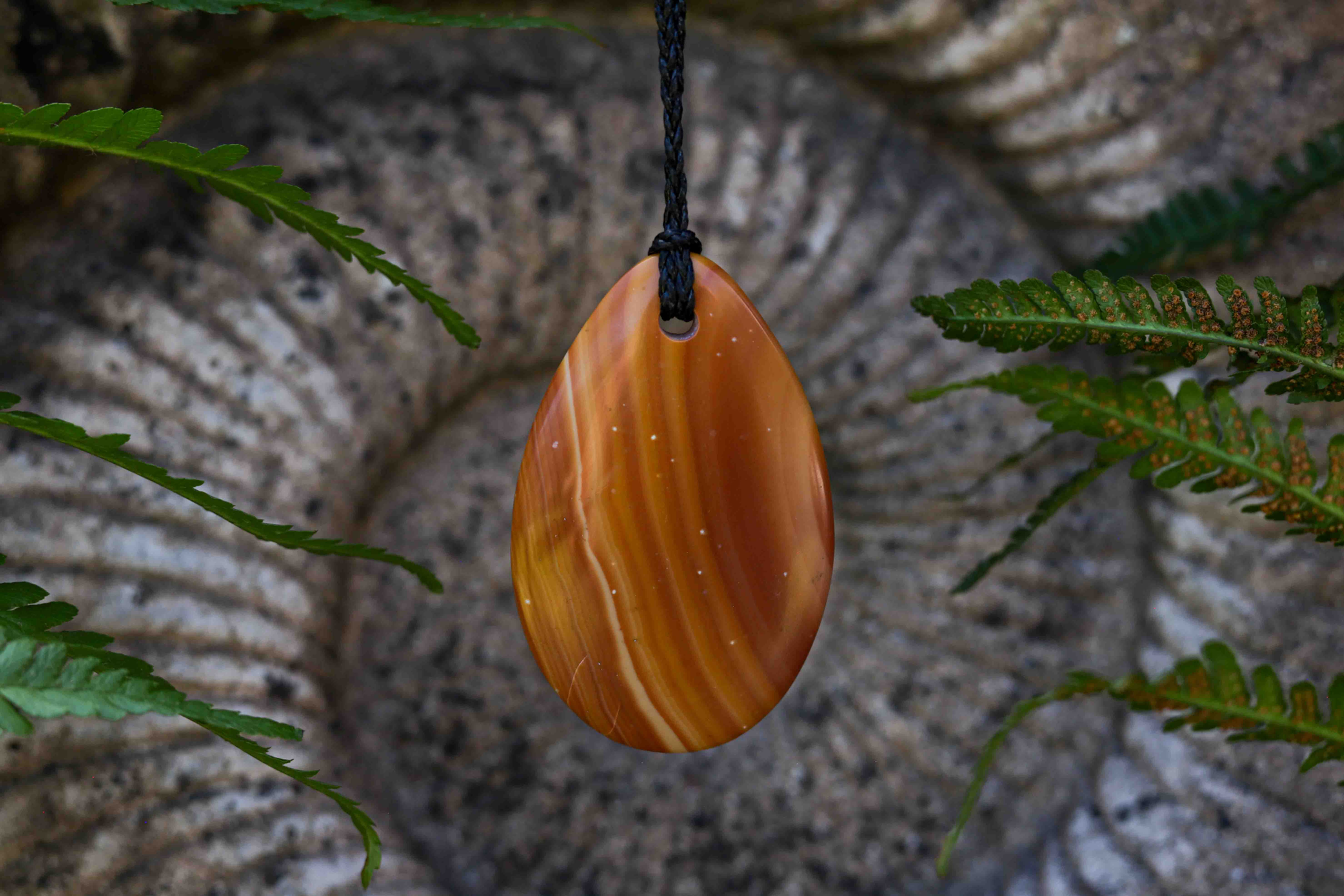 Banded Agate Pendant