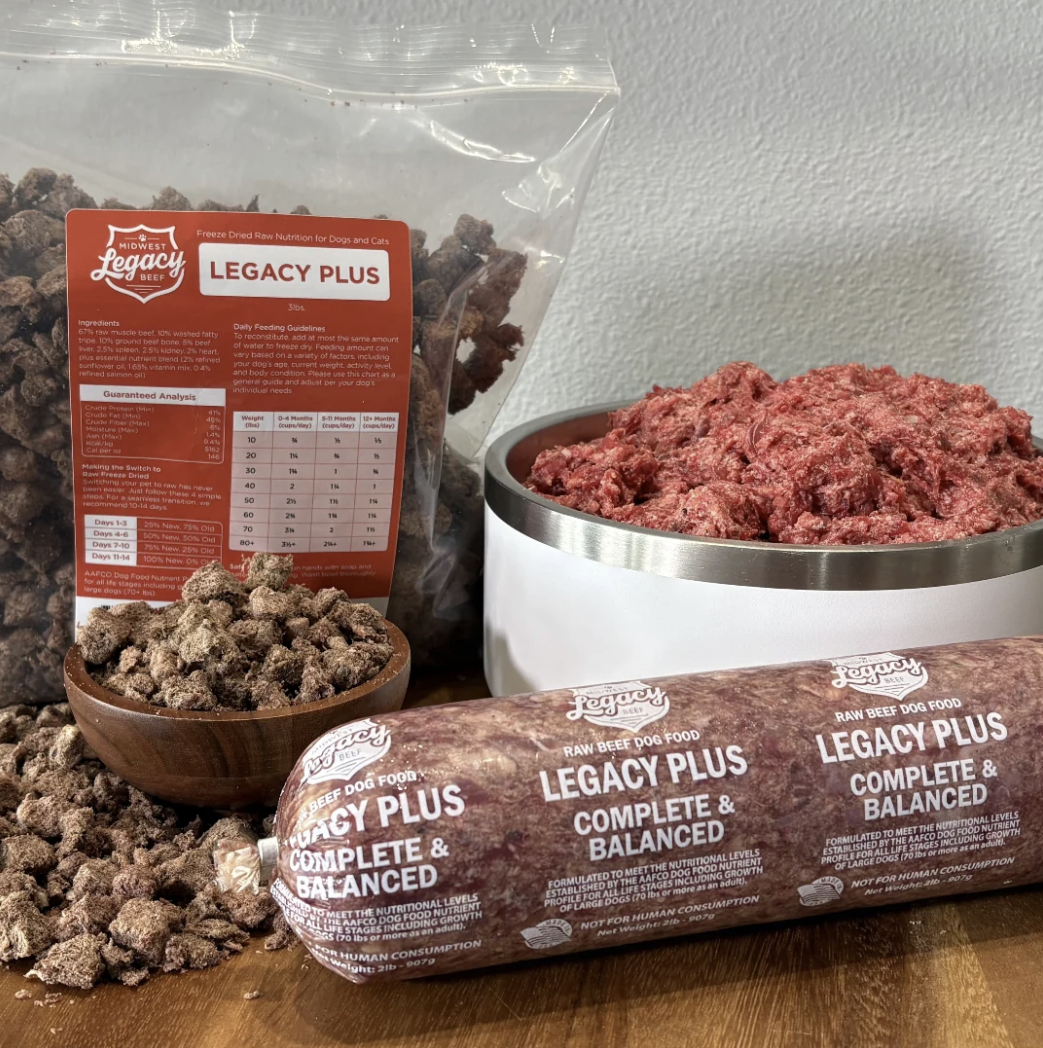 Midwest Legacy Beef: Freeze Dry - Legacy PLUS - Complete & Balanced
