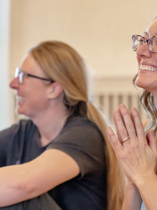 Radiating gratitude.