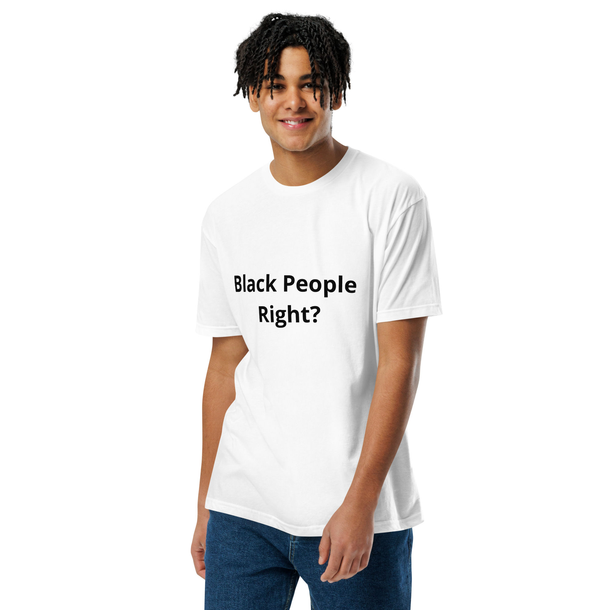 Black People Unisex Fitted T-Shirt