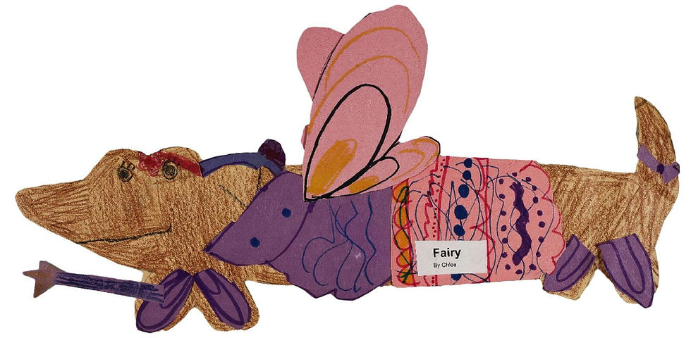 Chloe's Fairy creation | Inside The Artkive Box