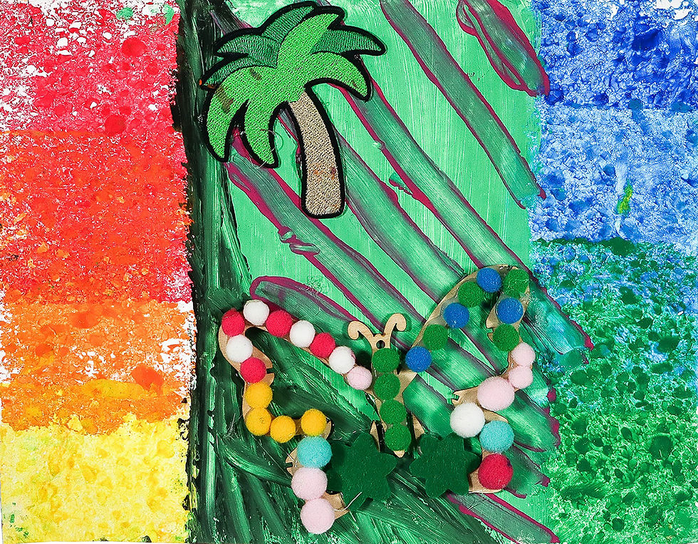 Beautiful kids artwork captured in an Artkive memory book