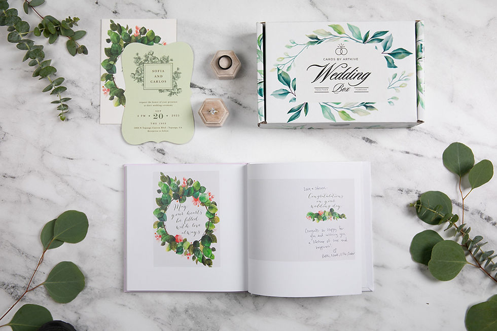 CARDKIVE is one of the best wedding card ideas out there! This simple service takes the reigns to beautifully preserve each wedding card message inside an sleek memory book.