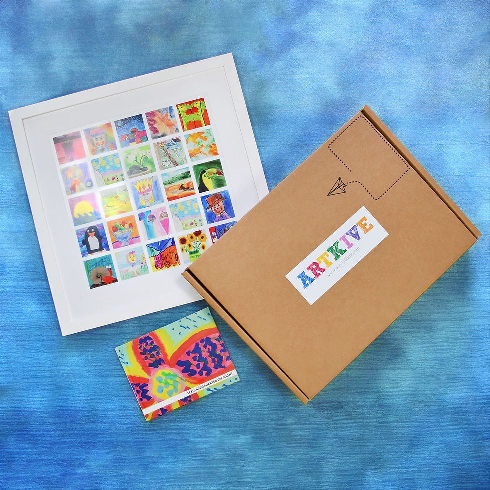 The Artkive Box. Artkive Mosaic. Consider an Artkive Book for preschool graduation gift ideas