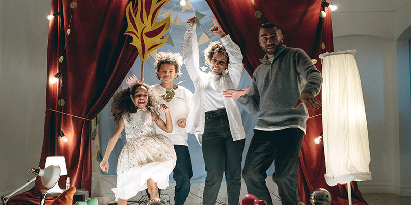 Turn your home into a family comedy club or karaoke room and give Dad a show he'll never forget!