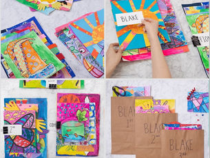 Artkive makes it so you can organize and sort your kids artwork before or after the box