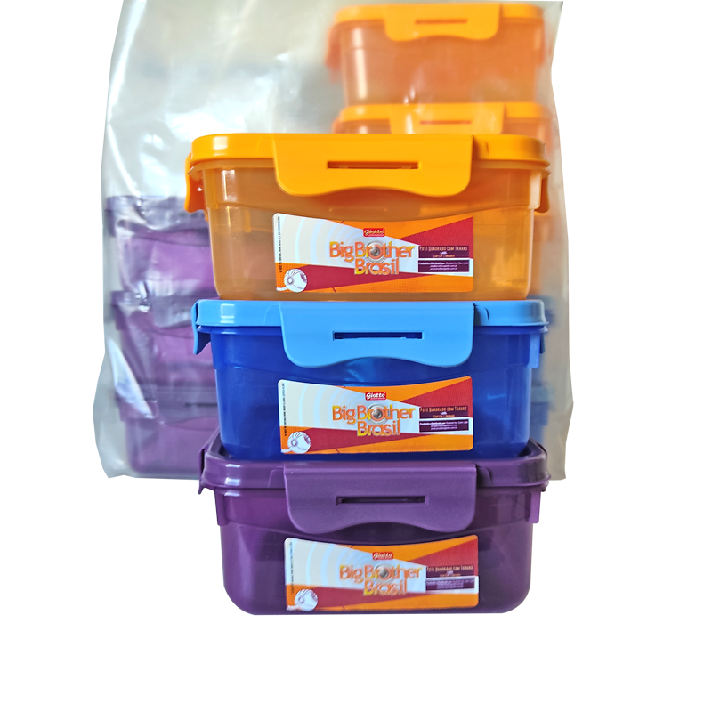 POT QUAD C/ TRAVAS BAIXO 1,65L COLOR BBB 01X12 UNDS VENDA SOMENTE FARDO FECHADO