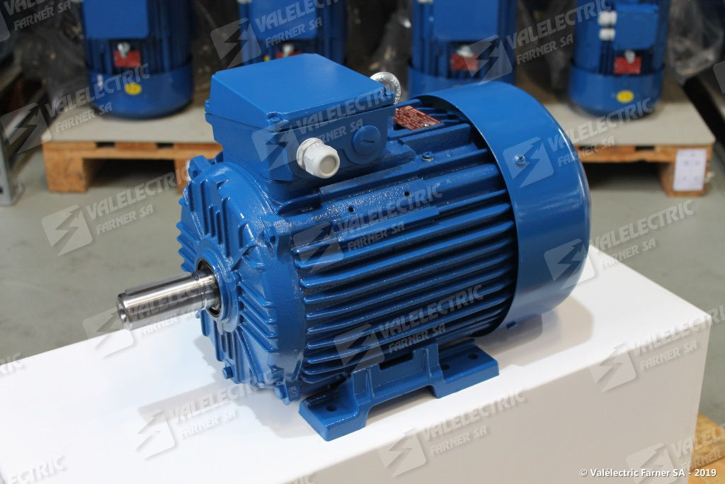 Moteur deux vitesses separees - 8.5/13kW - Type 180 - 6/4p - B3
