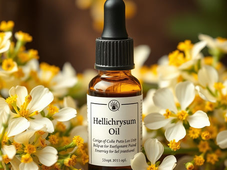 Helichrysum oil for skincare