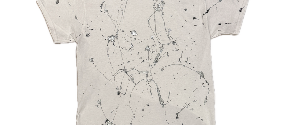 #JacksonPollock paint splash inspired T-shirt