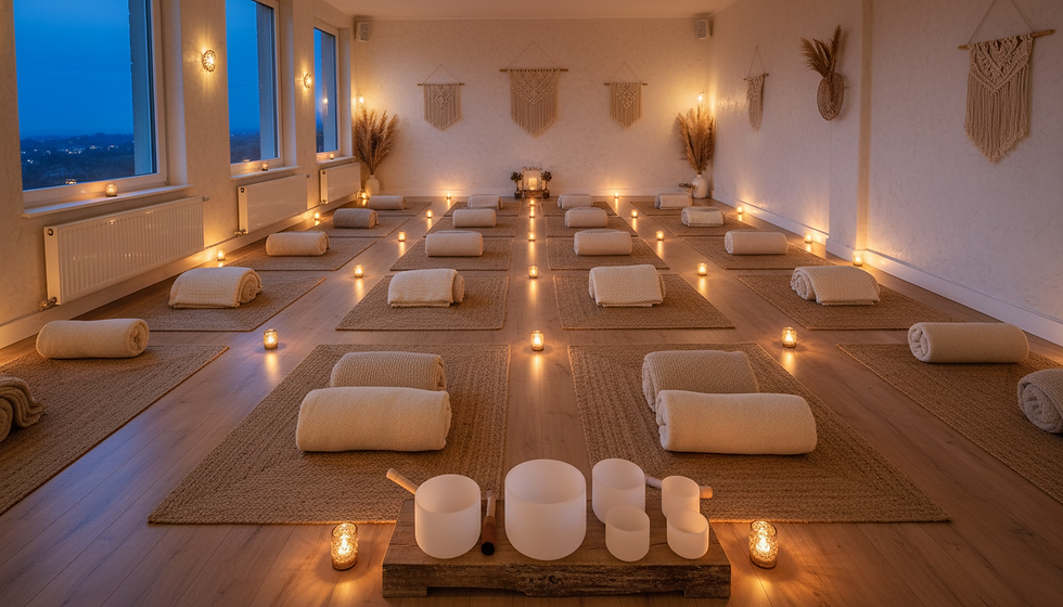 New Sunday Sound Baths and Wednesday Yoga Classes for Relaxation and Balance