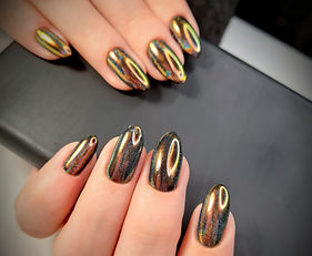 Holographic Nail Art