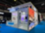 Exhibition stand built by Lashwin UAE