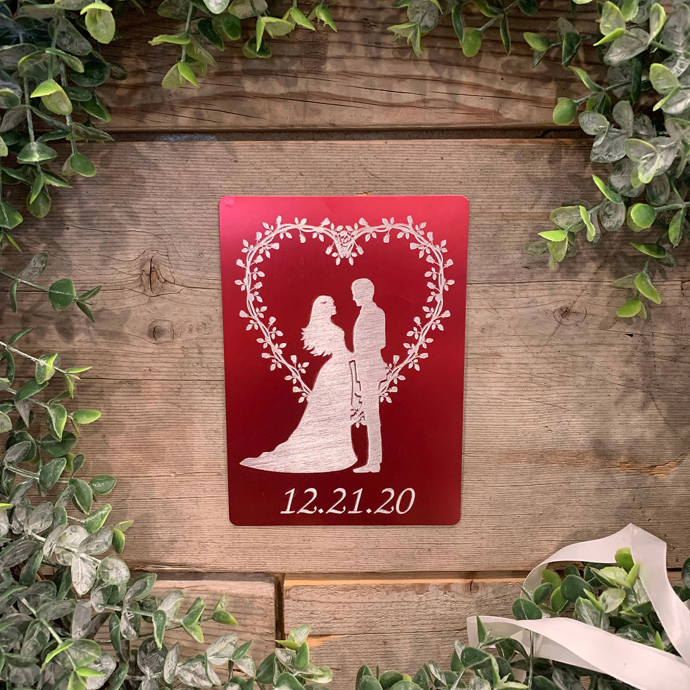 Thumbnail: 5"x7" Metal Engraving Sheets