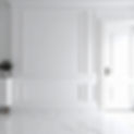 Firefly__very white interior space with crown molding design in a home the top half is pla