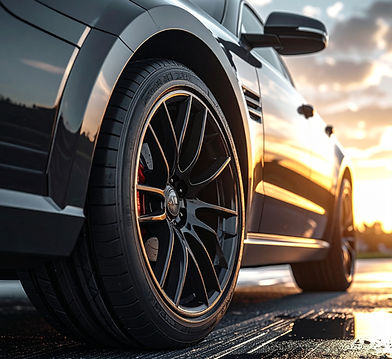 Firefly__an up close image of a wheel-tire on a car of super high quality with emphasis pl