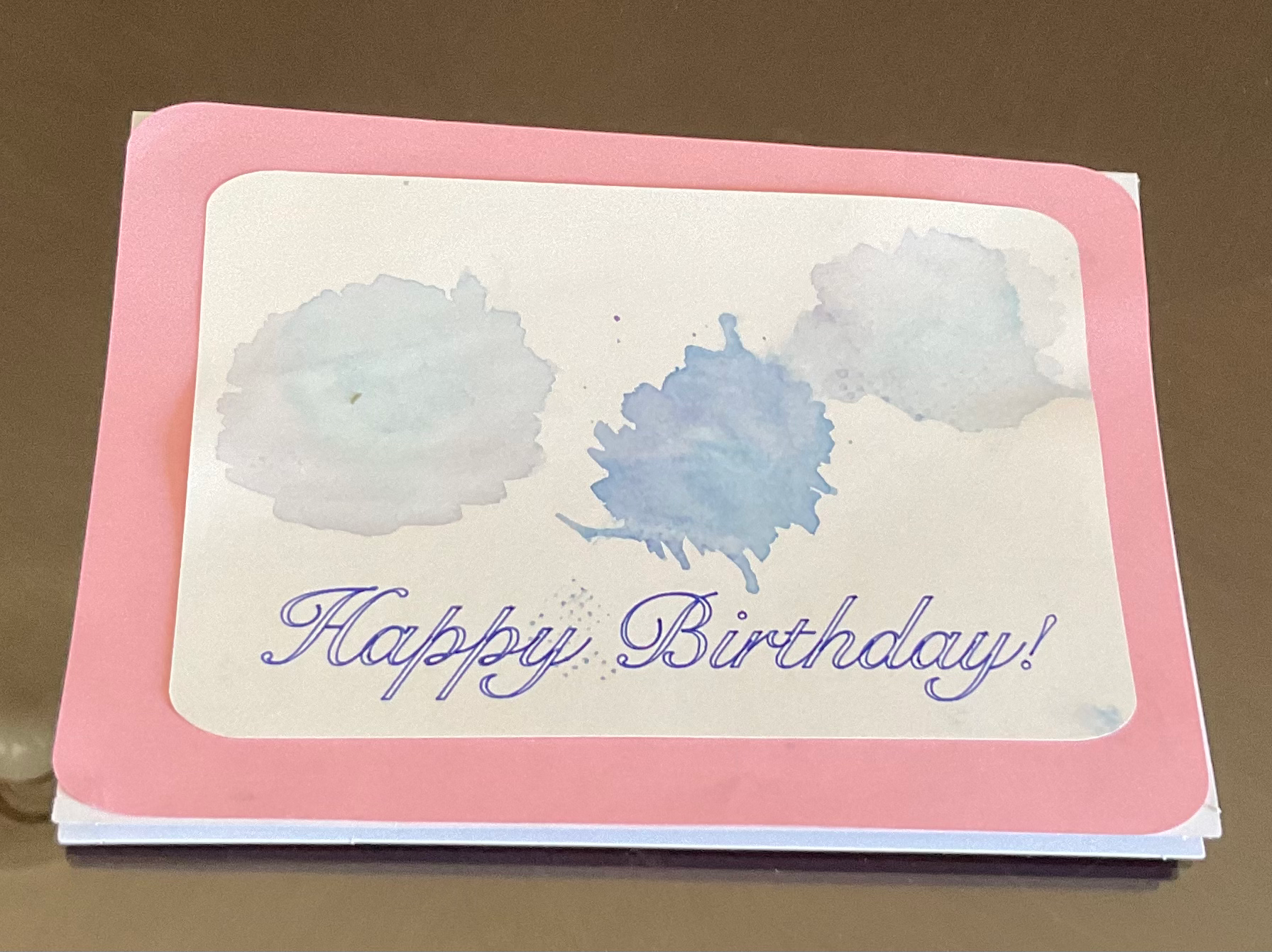 Tie- Die Birthday Card