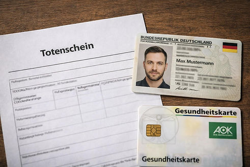 Dokumente Bestatter Halberstadt